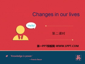 《Changes in our lives》PPT课件-第一PPT