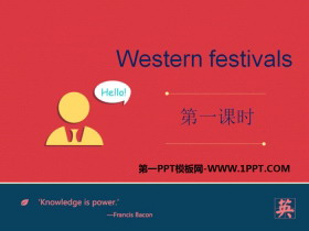 《Western festivals》PPT-第一PPT