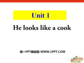 《He looks like a cook?》PPT-第一PPT