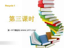 人教版PEP三年级英语上册《recycle1》第三课时PPT课件-第一PPT