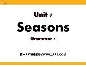 《Seasons》GrammarPPT-第一PPT