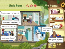 《Unit4 My home》Flash动画课件-第一PPT
