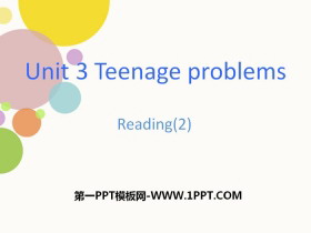《Teenage problems》ReadingPPT课件-第一PPT