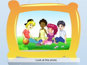 《What color is his hair?》SectionC Flash动画下载-第一PPT