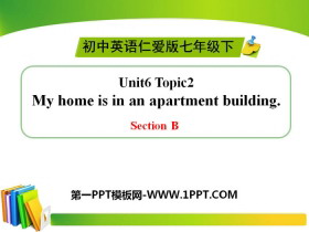 《My home is in an apartment building》SectionB PPT-第一PPT