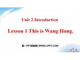 《This is Wang Hong》Introduction PPT-第一PPT