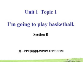 《I’m going to play basketball》SectionB PPT-第一PPT