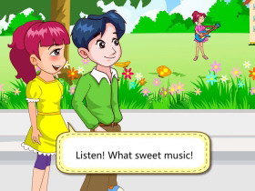 《What sweet music?》SectionB Flash动画课件-第一PPT