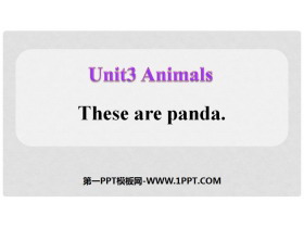 《These are pandas》Animals PPT课件-第一PPT