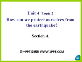 《How can we protect ourselves from the earthquake?》SectionA PPT-第一PPT
