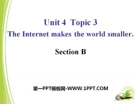 《The Internet makes the world smaller》SectionB PPT-第一PPT