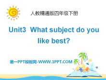 《What subject do you like best》PPT课件-第一PPT