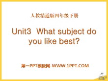 《What subject do you like best》PPT课件3-第一PPT