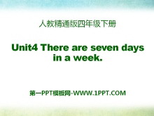 《There are seven days in a week》PPT课件2-第一PPT