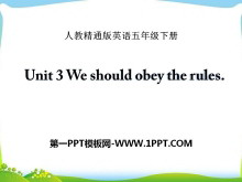 《We should obey the rules》PPT课件4-第一PPT