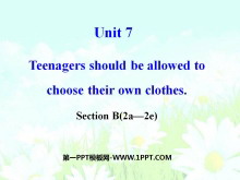 《Teenagers should be allowed to choose their own clothes》PPT课件17-第一PPT