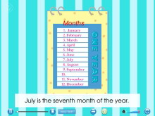 《July is the seventh month》Flash动画课件-第一PPT