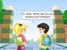 《I went to Sanya for my holidays》Flash动画课件-第一PPT