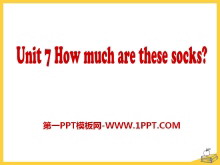 《How much are these socks?》PPT课件10-第一PPT
