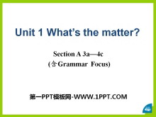 《What’s the matter?》PPT课件11-第一PPT