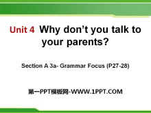《Why don’t you talk to your parents?》PPT课件14-第一PPT