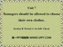 《Teenagers should be allowed to choose their own clothes》PPT课件23-第一PPT