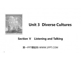 《Diverse Cultures》SectionⅤ PPT课件-第一PPT