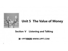 《The Value of Money》SectionⅤ PPT课件-第一PPT