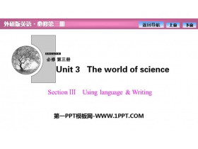 《The world of science》SectionⅢ PPT课件-第一PPT