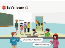《What’s he like?》Let’s learn Flash动画课件2-第一PPT