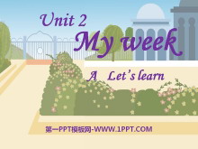 《My week》PPT课件3-第一PPT