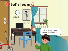 《There is a big bed》let’s learn Flash动画课件-第一PPT