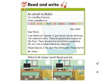 《There is a big bed》read and write Flash动画课件-第一PPT