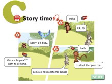 《There is a big bed》story time Flash动画课件-第一PPT