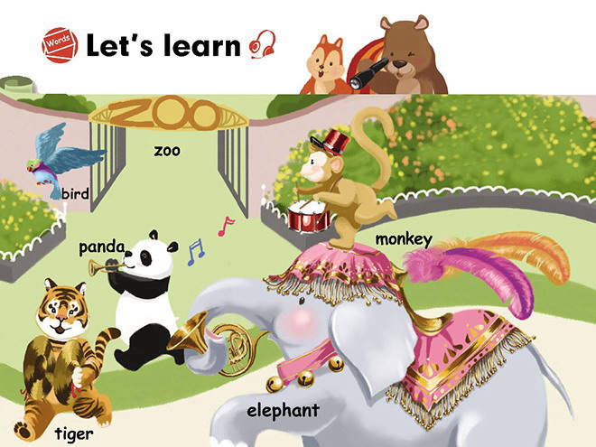 图片[1]-《Unit4 We love animals》Flash动画课件9-第一PPT