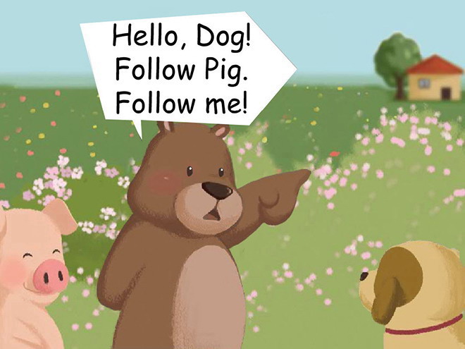 图片[1]-《Unit4 We love animals》Flash动画课件13-第一PPT