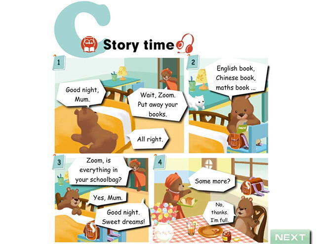 图片[1]-《Unit2 My schoolbag》Flash动画课件13-第一PPT