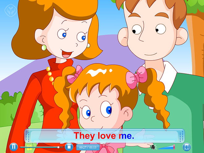 图片[2]-《My family》Lets sing Flash动画课件2-第一PPT