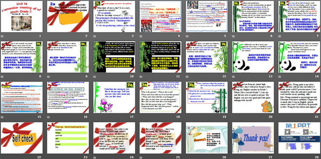 图片[2]-《I remember meeting all of you in Grade 7》PPT课件8-第一PPT