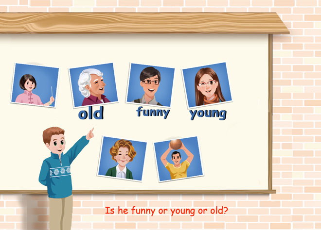 图片[2]-《What’s he like?》Let’s sing Flash动画课件-第一PPT