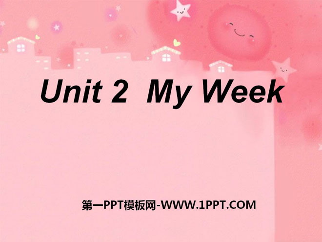 图片[1]-《My week》PPT课件-第一PPT