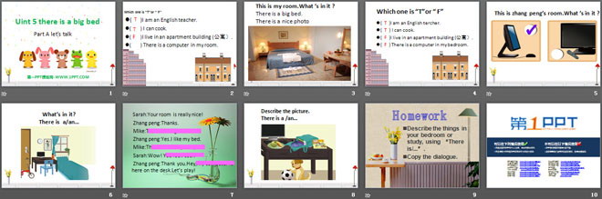 图片[2]-《There is a big bed》PPT课件8-第一PPT