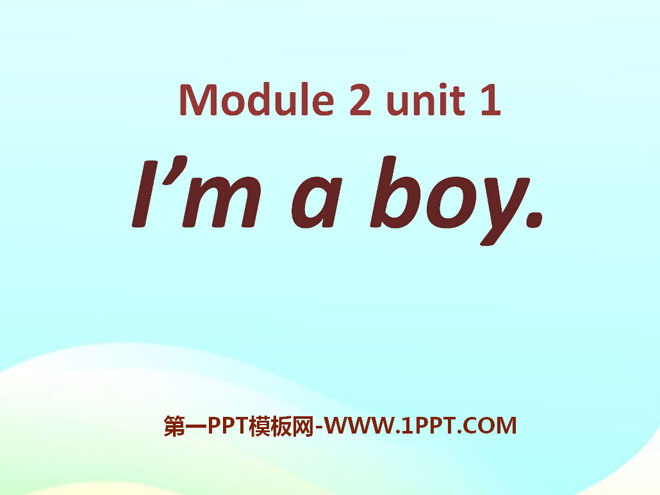 图片[1]-《I’m a boy》PPT课件3-第一PPT