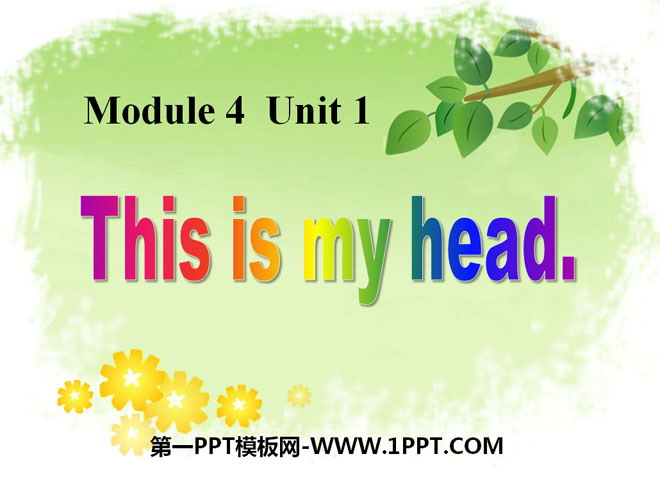 图片[1]-《This is my head》PPT课件4-第一PPT