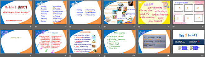 图片[2]-《What do you do on Sundays?》PPT课件2-第一PPT