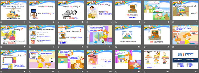 图片[2]-《Sam isn’t tidying his room》PPT课件3-第一PPT