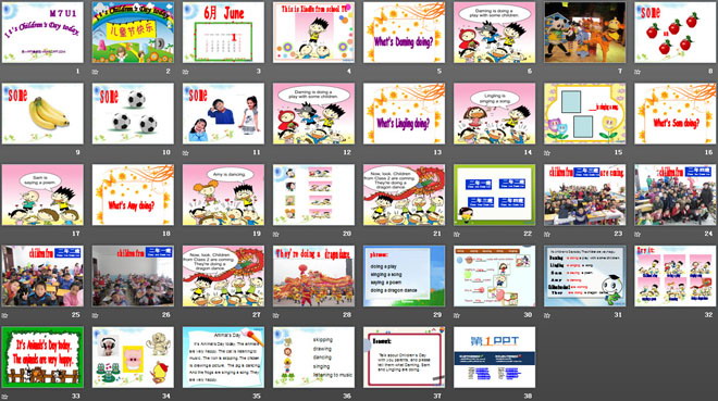 图片[2]-《It’s Children’s Day today》PPT课件2-第一PPT