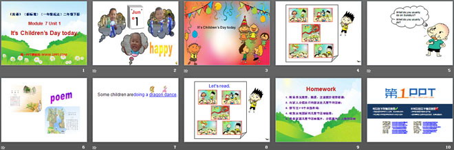 图片[2]-《It’s Children’s Day today》PPT课件4-第一PPT