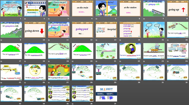 图片[2]-《The train is going up a hill》PPT课件-第一PPT