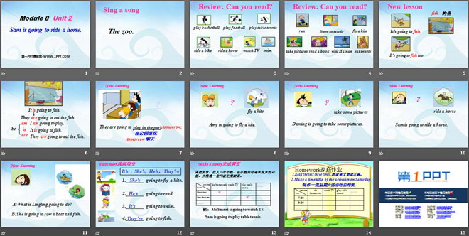 图片[2]-《Sam is going to ride horse》PPT课件-第一PPT